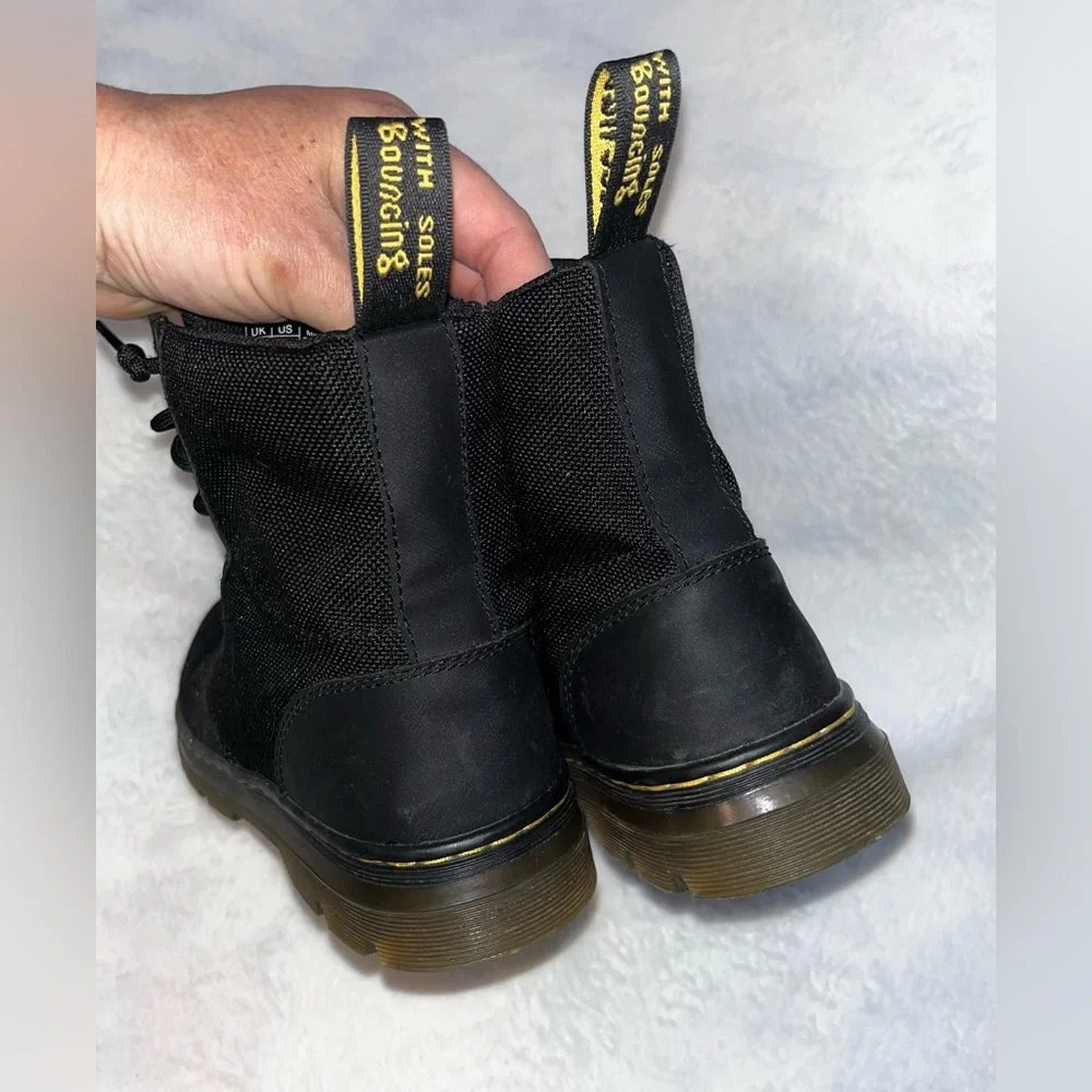 Dr Martens Junior Combs Extra Tough Poly Boots sz 3 - Picture 6 of 9